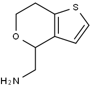 (6,7-Dihydro-4H-thieno[3,2-c]pyran-4-yl)methylamine Struktur