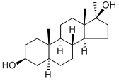 17Α-甲基-5Α-雄甾-3Β,17Β-二醇 結(jié)構(gòu)式