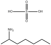 (+/-)-2-AMINOHEPTANE SULFATE Struktur