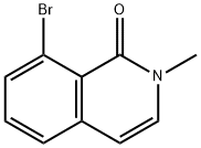 8-BROMO-2-METHYLISOQUINOLIN-1(2H)-ONE, 643069-17-4, 結(jié)構(gòu)式
