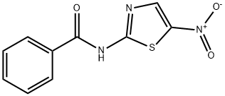 N-(5-硝基噻唑-2-基)苯甲酰胺 結(jié)構(gòu)式