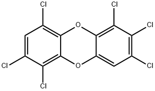 1,2,3,6,7,9-HEXACHLORODIBENZO-PARA-DIOXIN Struktur