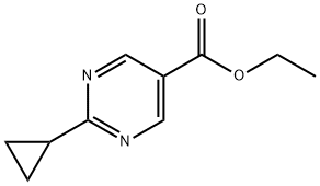 ethyl 2-cyclopropylpyrimidine-5-carboxylate Struktur