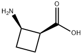(1S,2R)-2-Aminocyclobutane-1-carboxylic acid Struktur