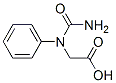 N-carbamyl(phenyl)glycine Struktur