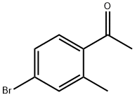 Ethanone, 1-(4-bromo-2-methylphenyl)- Struktur