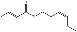 CROTONIC ACID CIS-3-HEXEN-1-YL ESTER Structure