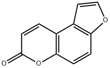 7H-Furo[3,2-f][1]benzopyran-7-one Struktur