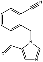 2-(5-FORMYL-IMIDAZOL-1-YLMETHYL)-BENZONITRILE Struktur