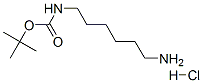 N-BOC-1,6-己二胺鹽酸鹽, 65915-94-8, 結(jié)構(gòu)式