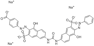 CALCOMINE ORANGE 2RS|4-[[1-羥基-6-[[[[5-羥基-6-(苯基偶氮)-7-磺基-2-萘基]氨基]羰基]氨基]-3-磺基-2-萘基]偶氮]苯甲酸三鈉鹽