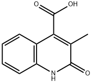 2-HYDROXY-3-METHYL-4-QUINOLINECARBOXYLIC ACID Struktur