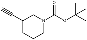 3-乙炔基哌啶-1-甲酸叔丁酯 結(jié)構(gòu)式