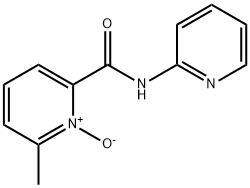 2-Methyl-6-(2-pyridylcarbamoyl)pyridine 1-oxide Struktur