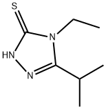 4-ETHYL-5-ISOPROPYL-4H-1,2,4-TRIAZOLE-3-THIOL Structure