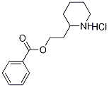 2-(2-Piperidinyl)ethyl benzoate hydrochloride Structure