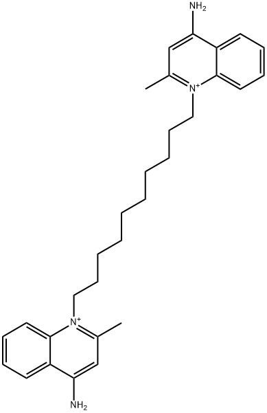 DEQUALINIUM, 6707-58-0, 結構式