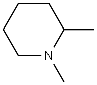 1,2-dimethylpiperidine Struktur