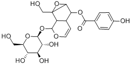 1aβ,1bα,2β,5aα,6β,6aβ-ヘキサヒドロ-6-[(4-ヒドロキシベンゾイル)オキシ]-1a-(ヒドロキシメチル)オキシレノ[4,5]シクロペンタ[1,2-c]ピラン-2-イルβ-D-グルコピラノシド price.