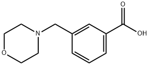 3-MORPHOLIN-4-YLMETHYLBENZOIC ACID|3-嗎啉-4-基甲基苯甲酸
