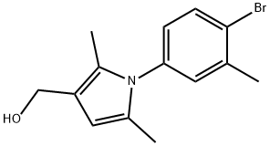 1-(4-BROMO-3-METHYLPHENYL)-2,5-DIMETHYL-1H-PYRROLE-3-METHANOL Struktur