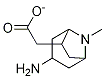 3-Amino-8-methyl-8-aza-bicyclo[3.2.1]octan-6-ylacetate Structure