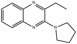 Quinoxaline, 2-ethyl-3-(1-pyrrolidinyl)- (9CI) Struktur