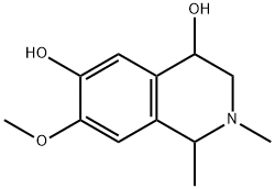 4,6-Isoquinolinediol, 1,2,3,4-tetrahydro-7-methoxy-1,2-dimethyl- (9CI) Struktur