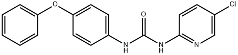 1-(5-chloro-pyridin-2-yl)-3-(4-phenoxy-phenyl)-urea Struktur
