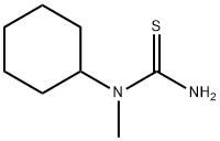 N-cyclohexyl-N-methylthiourea Struktur