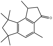 1,6,7,8-テトラヒドロ-1,4,6,6,8,8-ヘキサメチル-as-インダセン-3(2H)-オン 化學(xué)構(gòu)造式