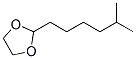 2-isoheptyl-1,3-dioxolane Struktur
