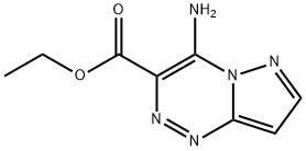 4-Aminopyrazolo[5,1-c][1,2,4]triazine-3-carboxylic acid ethyl ester Structure