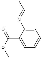 methyl 2-(ethylideneamino)benzoate Struktur