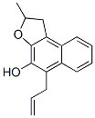 5-Allyl-1,2-dihydro-2-methylnaphtho[2,1-b]furan-4-ol Struktur