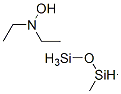 Siloxanes and Silicones, di-Me, Me hydrogen, dehydrogenated, reaction products with N-ethyl-N-hydroxyethanamine Struktur