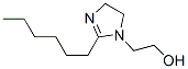 2-hexyl-4,5-dihydro-1H-imidazole-1-ethanol Struktur