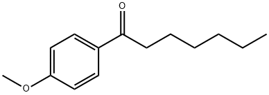 HEXYL P-METHOXYPHENYL KETONE Struktur