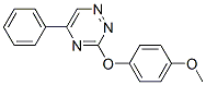 3-(p-Methoxyphenoxy)-5-phenyl-1,2,4-triazine Struktur