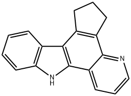 3,4-CYCLOPENTENOPYRIDO(3,2-A)CARBAZOLE Struktur