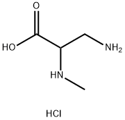 3-AMino-N-Methylalanine Monohydrochloride Struktur