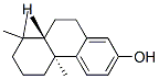 2-Phenanthrenol, 4b,5,6,7,8,8a,9,10-octahydro-4b,8,8-trimethyl-, (4bS,8aS)- Struktur