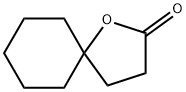 Cyclohexanepropanoicacid,1-hydroxy-,gamma-lactone Struktur