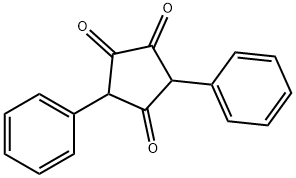 3,5-ジフェニルシクロペンタン-1,2,4-トリオン 化學構(gòu)造式