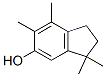 3,3,6,7-tetramethylindan-5-ol Struktur