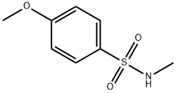 4-Methoxy-N-methylbenzenesulphonamide Struktur