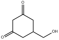 5-(Hydroxymethyl)-1,3-cyclohexanedione Struktur