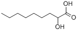 (+/-)-2-HYDROXYNONANOIC ACID Struktur