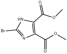 1H-Imidazole-4,5-dicarboxylic acid, 2-bromo-, 4,5-dimethyl ester Struktur