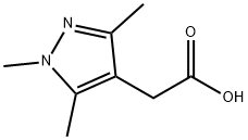 2-(1,3,5-三甲基吡唑-4-基)乙酸, 70598-03-7, 結(jié)構(gòu)式